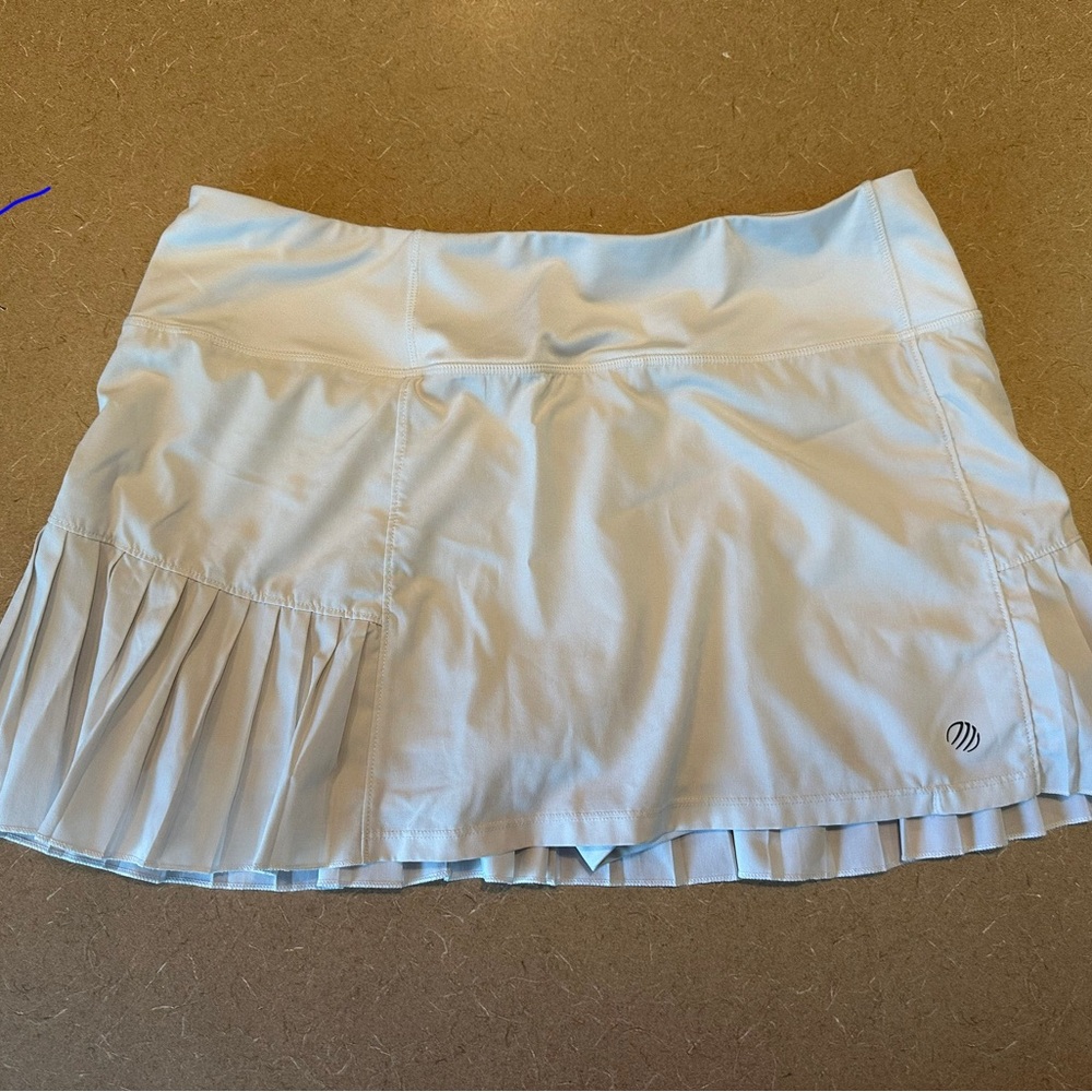 White Pleated Tennis Skirt